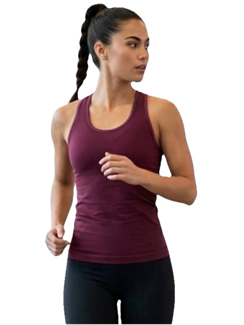 NUX Freedom Nylon Tank Top Women’s Maroon Red Size Small